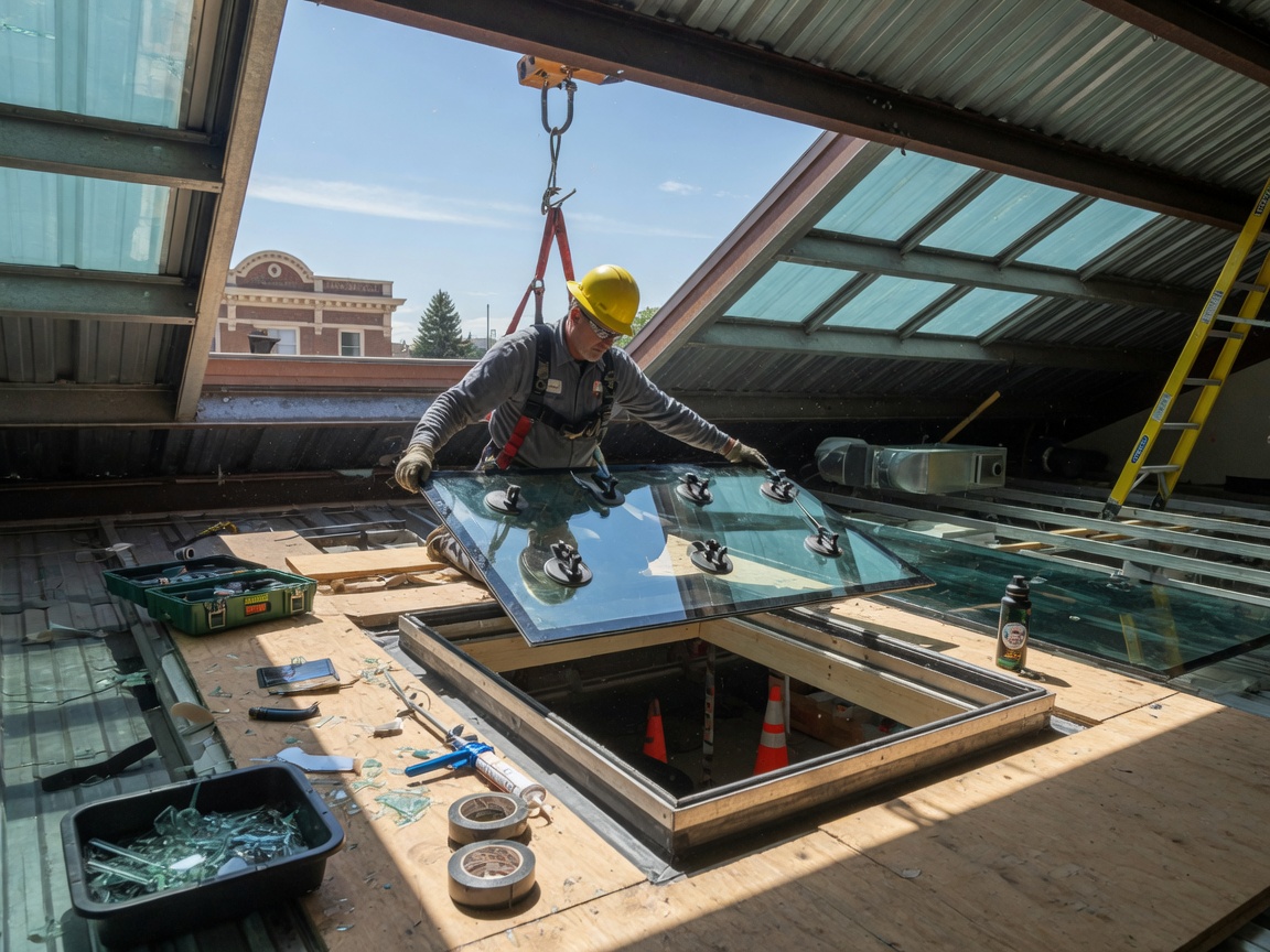 Skylight Glass Replacement in Fort Collins